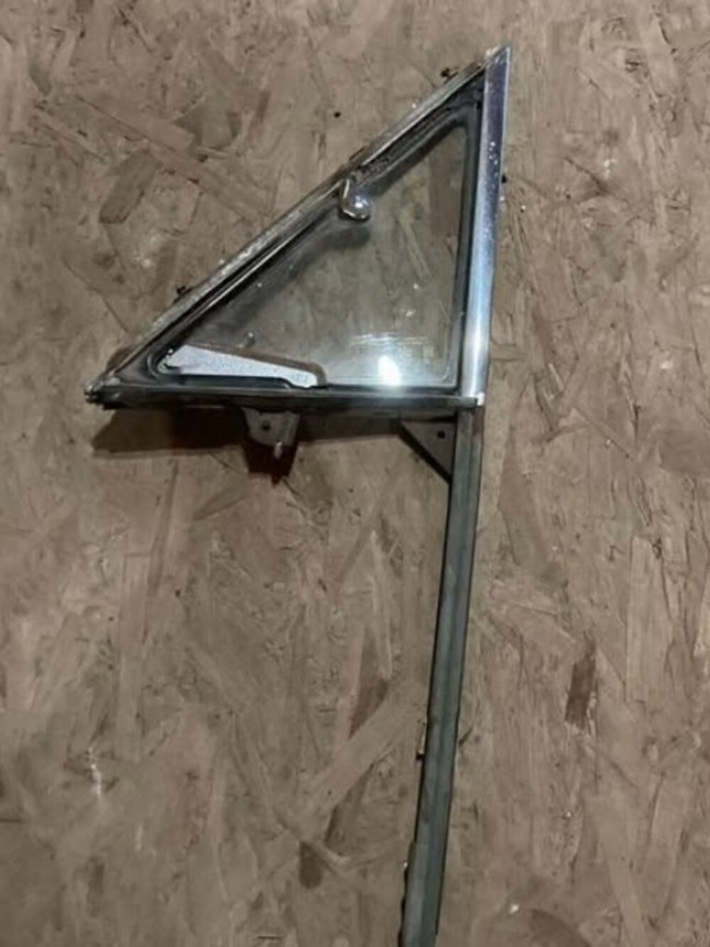 1963-1966 DODGE DART 170 270 2 DOOR POST LEFT VENT WING WINDOW W/ GLASS OEM